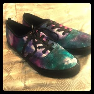Galaxy Lace Up Sneakers